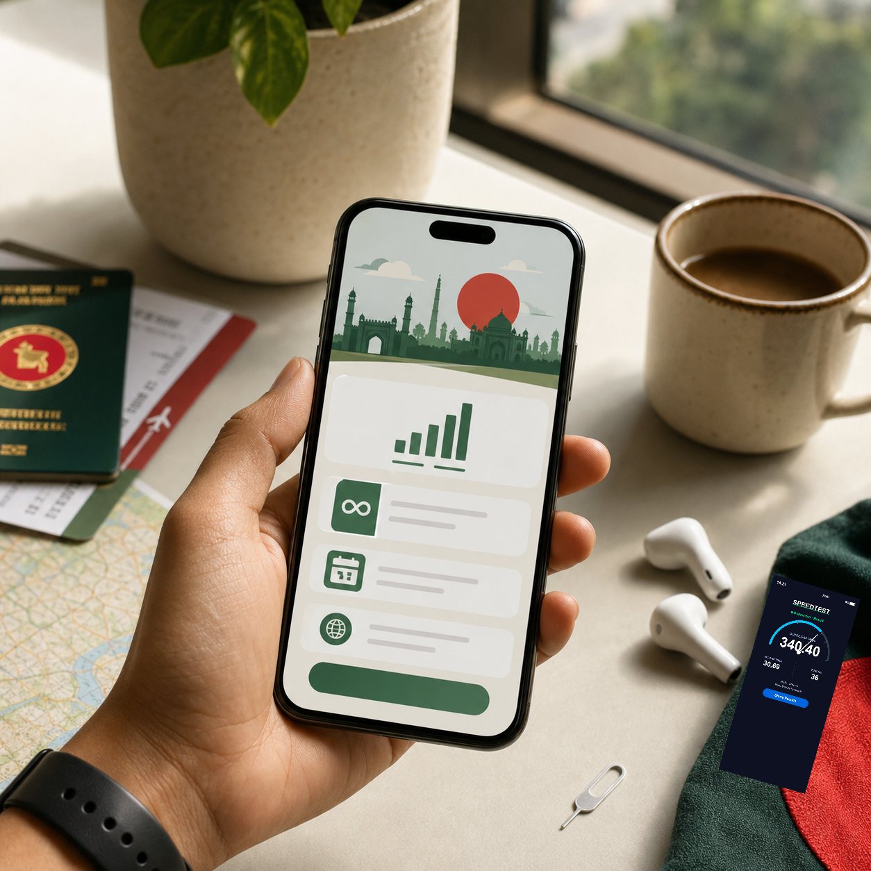 VOYA eSIM speed test - bangladesh-unlimited-esim VOYA-UGC-POS2
