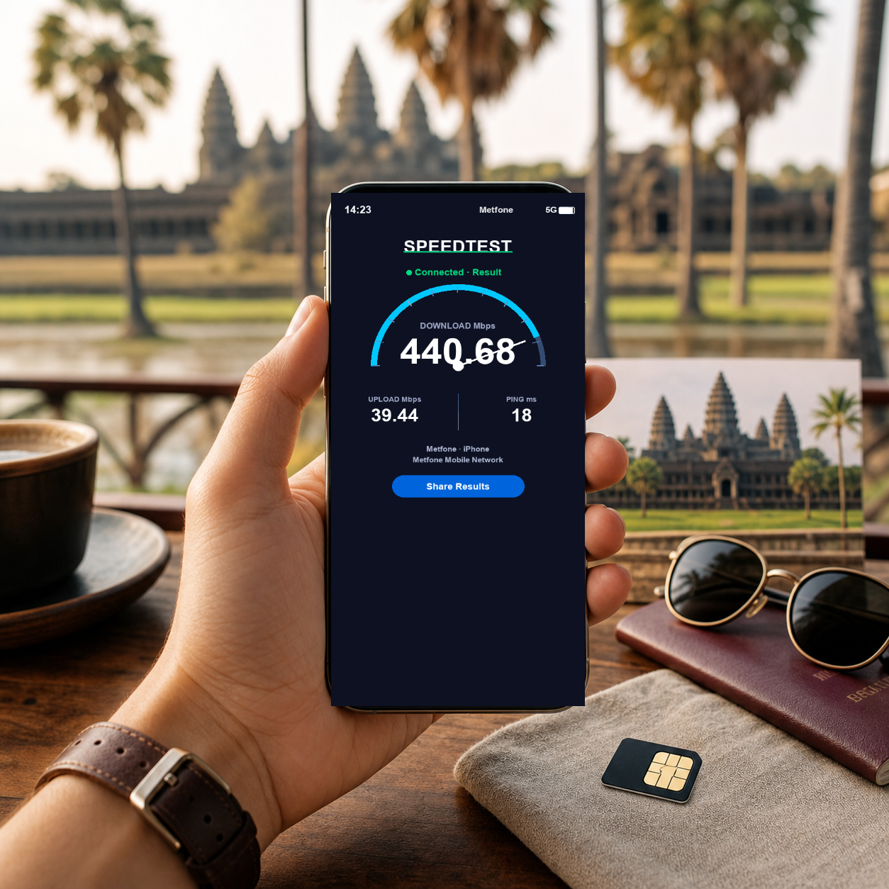 VOYA eSIM speed test - cambodia-unlimited-esim-cellcard-network VOYA-UGC-POS2