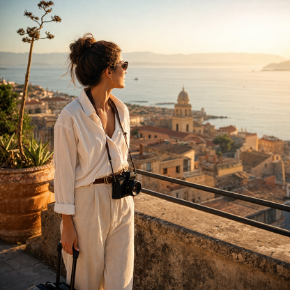 Africa travel editorial - golden hour