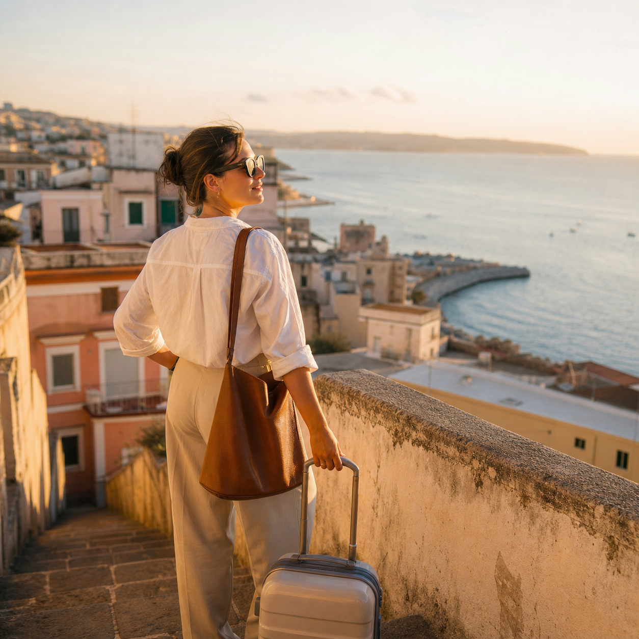 Reunion travel editorial - golden hour