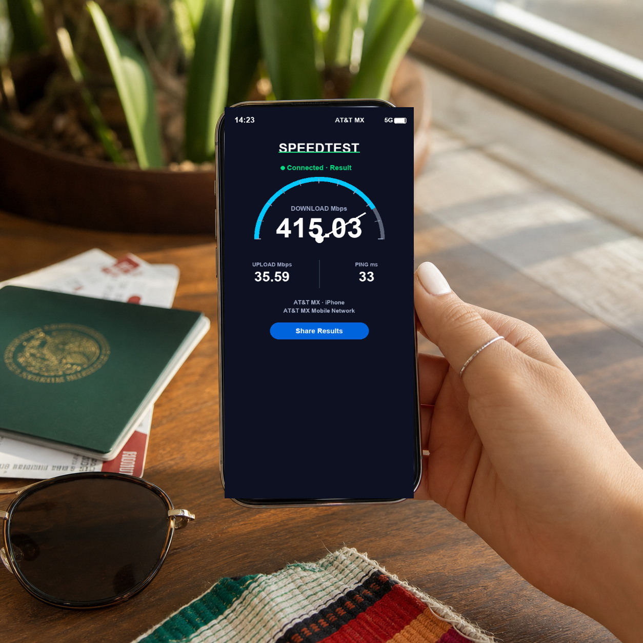 VOYA eSIM speed test - mexico-unlimited-esim VOYA-UGC-POS2