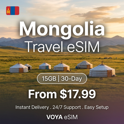 Mongolia Travel eSIM - VOYA eSIM