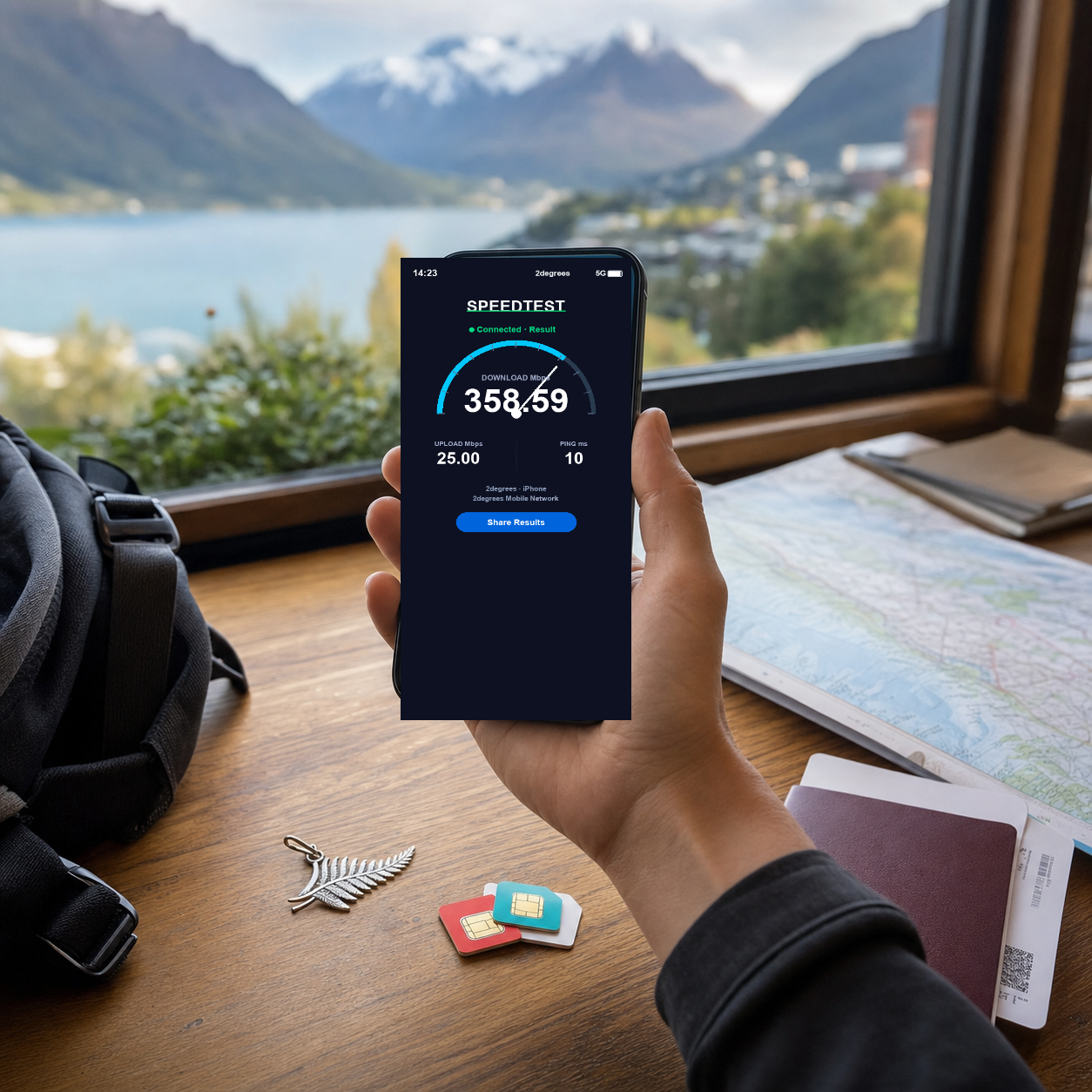VOYA eSIM speed test - new-zealand-unlimited-esim-spark-vodafone VOYA-UGC-POS2