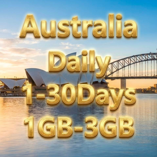 Australia | eSIM | Daily | Unlimited Data | Instant Setup