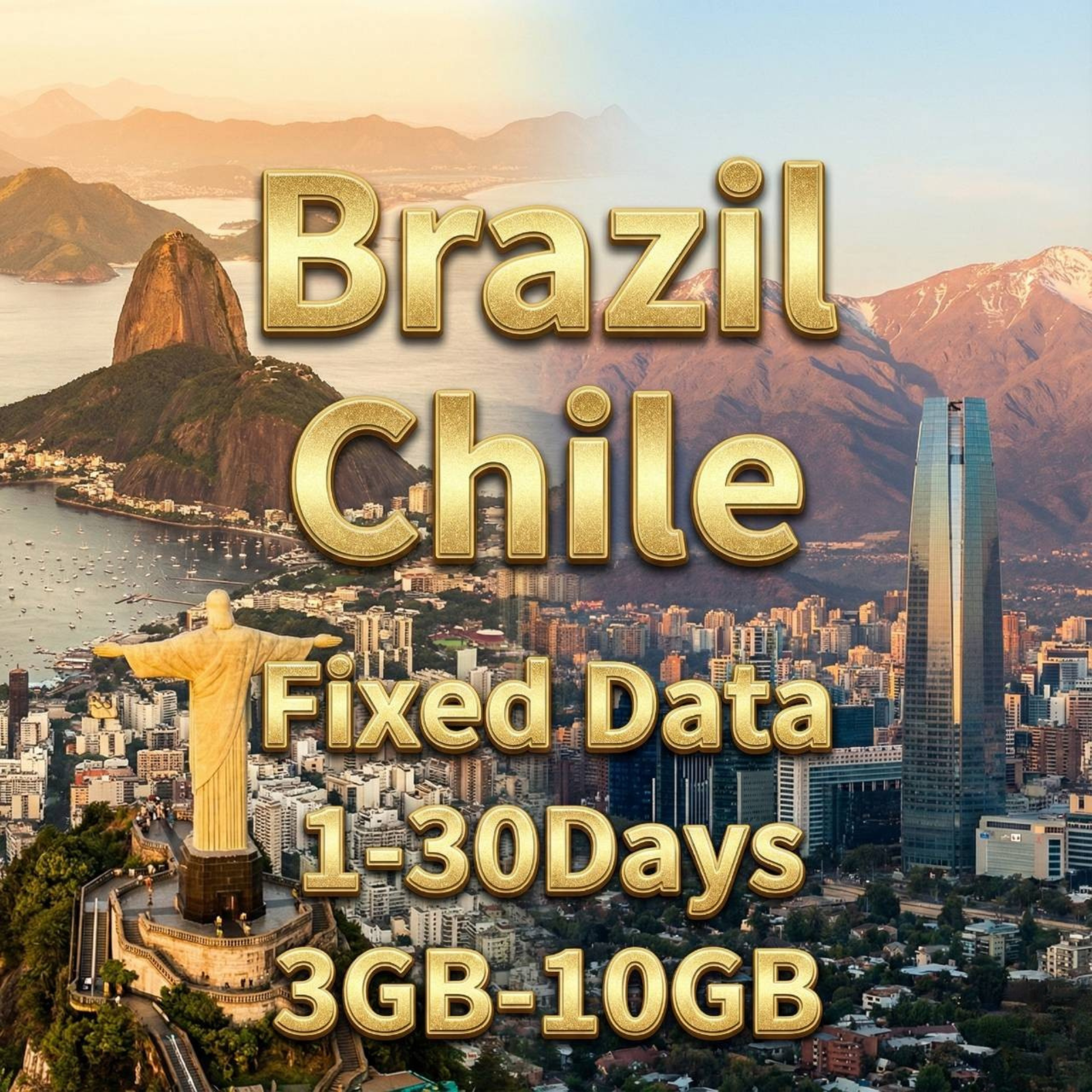 Brazil | eSIM | 30-Day | 10GB Data | Instant Setup