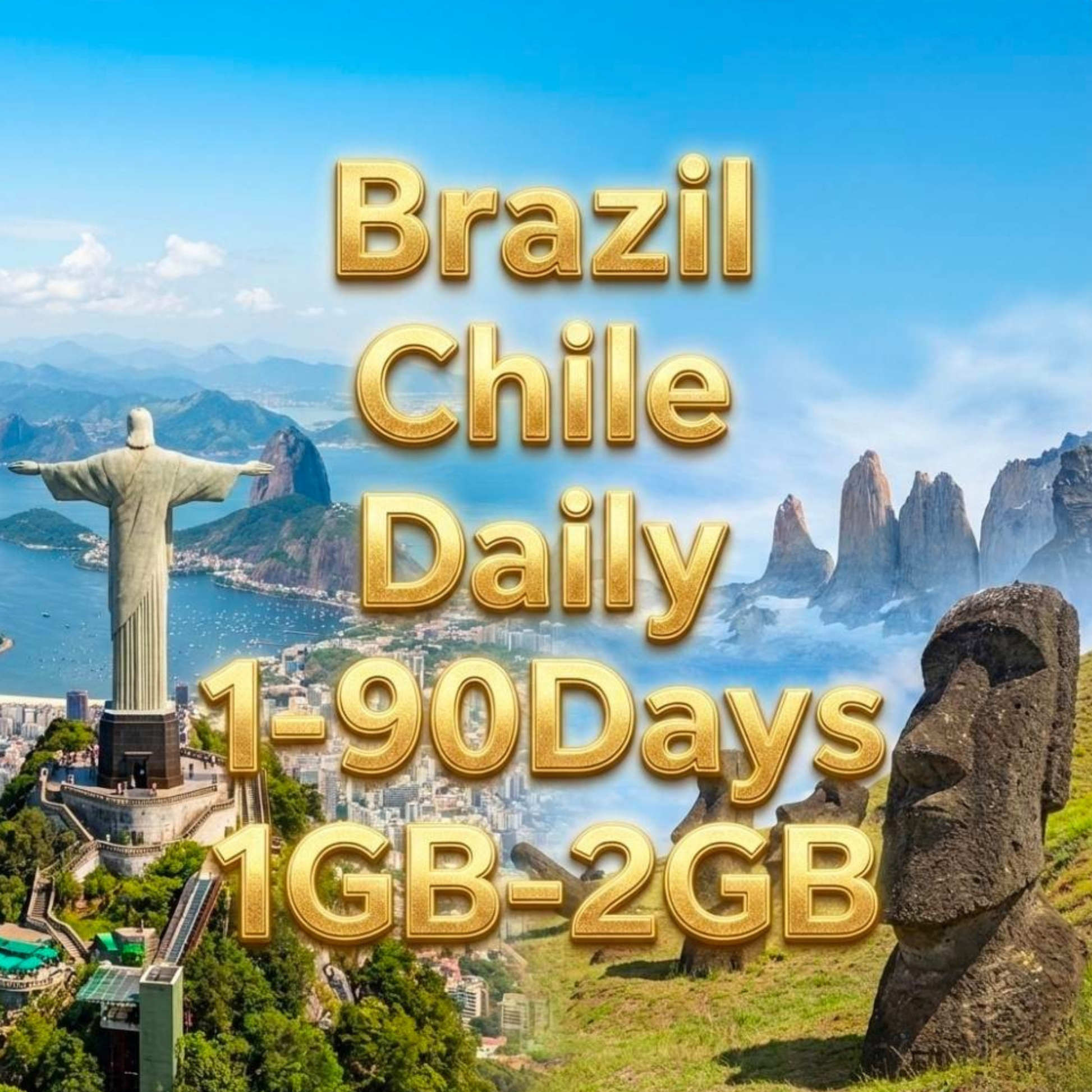 Brazil | eSIM | Daily | Unlimited Data | Instant Setup