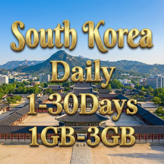Korea | eSIM | Daily | Instant Setup