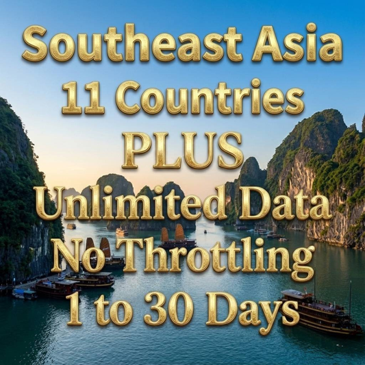 Asia | eSIM | Unlimited Data | Instant Setup