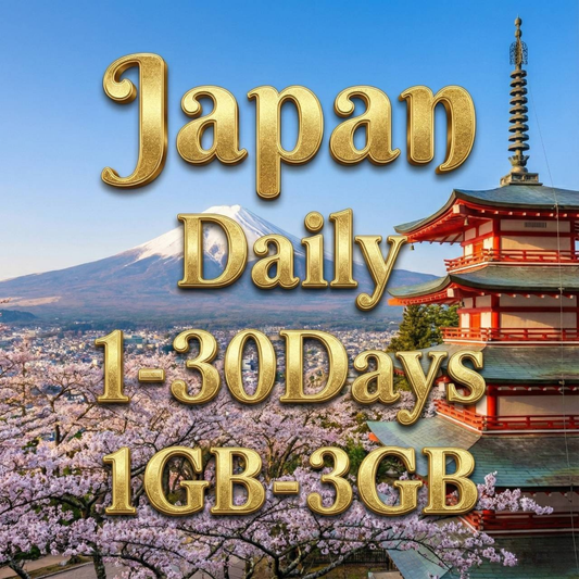 Japan | eSIM | Daily | Instant Setup