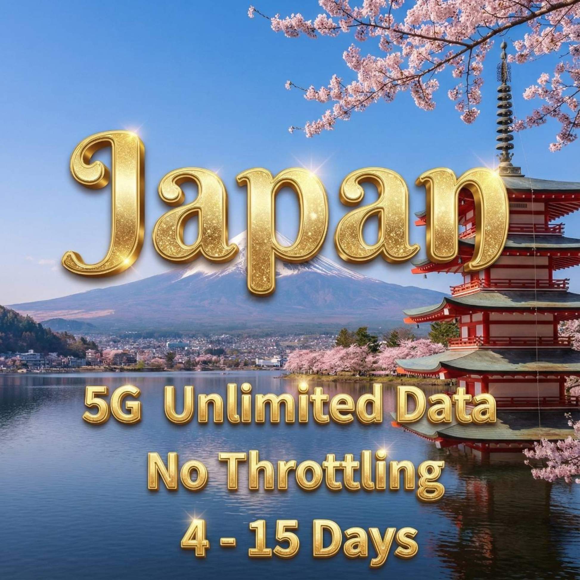 Japan | eSIM | Unlimited Data | Instant Setup
