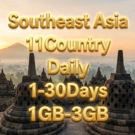 Asia | eSIM | Daily | Unlimited Data | Instant Setup