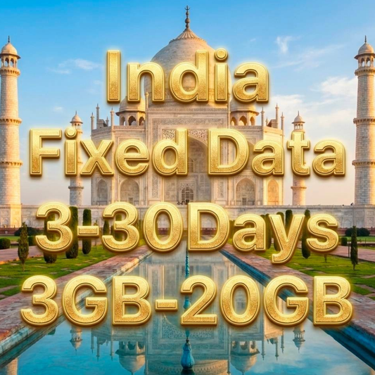 India | eSIM | 30-Day | 10GB Data | Instant Setup