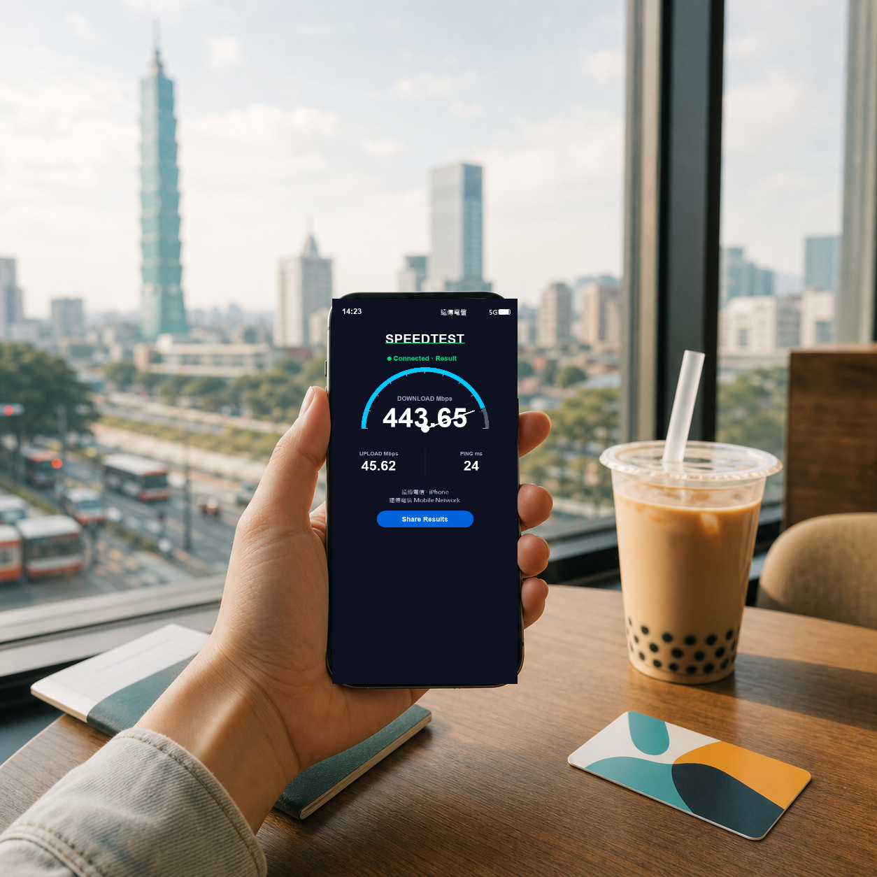VOYA eSIM speed test - taiwan-unlimited-esim VOYA-UGC-POS2